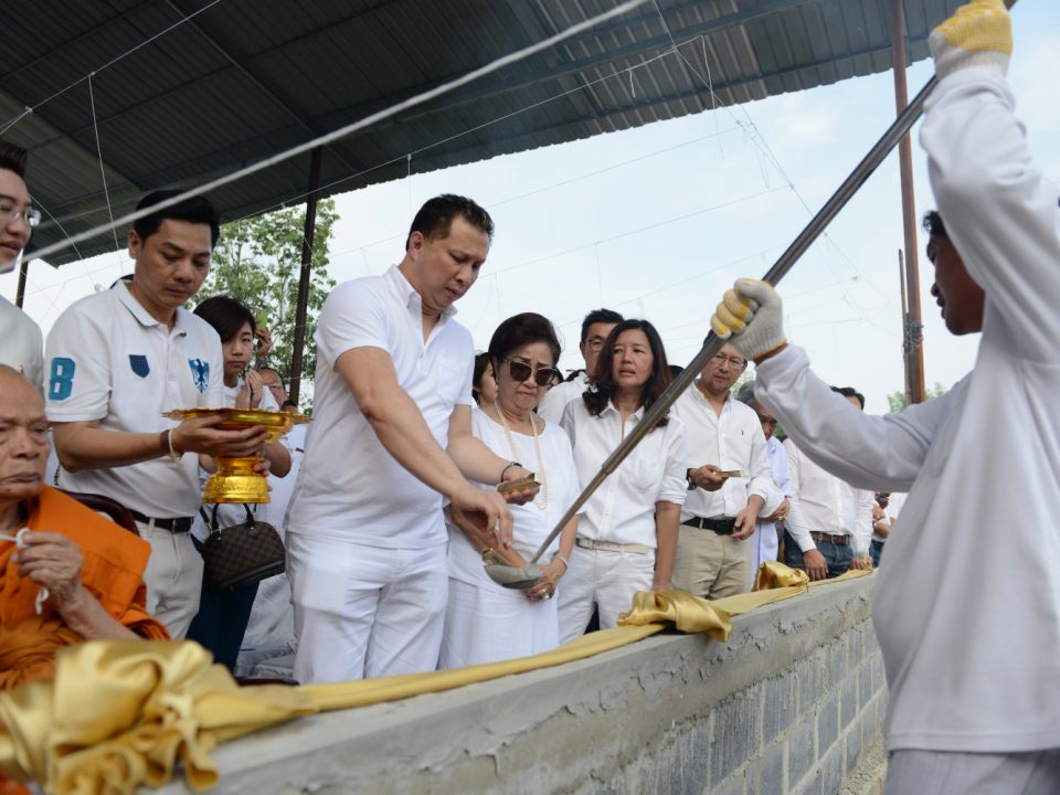 Merit Making Ceremony of Casting Buddha Image