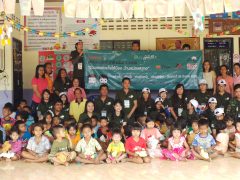 MThai Click Dee Tum Dee Project No.1/2015 : Joining Hands and Sharing for Kids