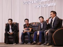 Supporting “SINGHA E-SPORT PRO LEAGUE 2018”